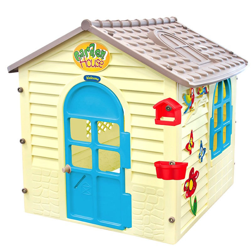 Детска къща с дъска за рисуване MOCHTOYS