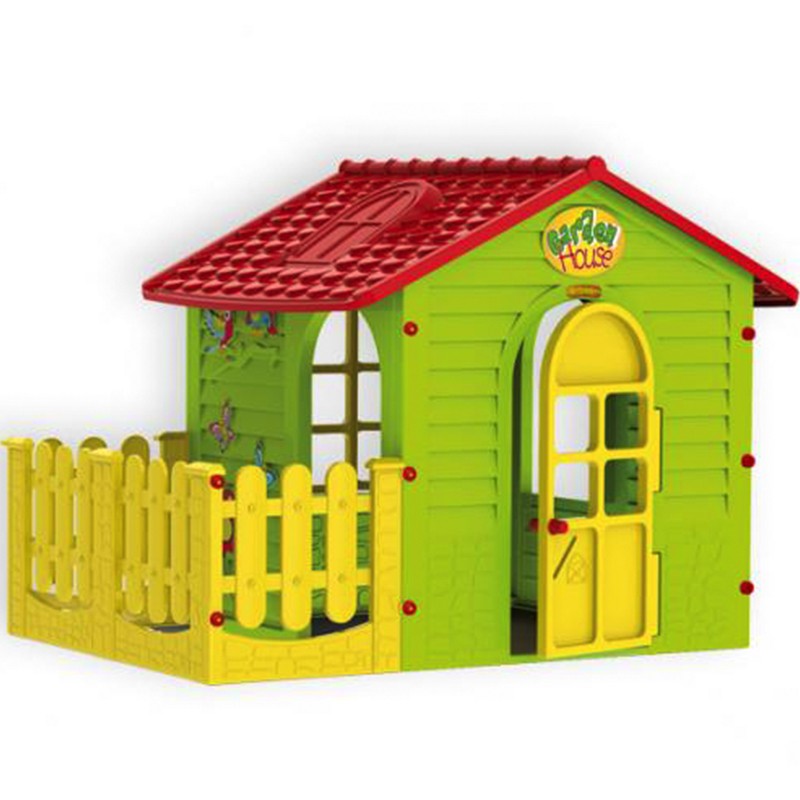 Детска малка къща с ограда MOCHTOYS 10839