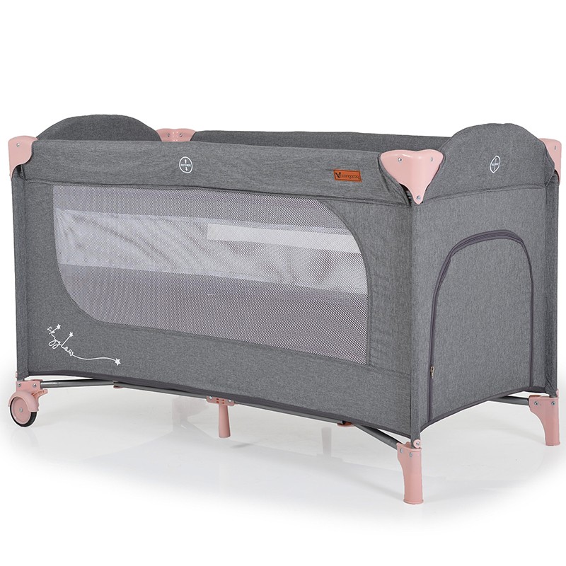 Детска кошара CANGAROO Skyglow 2 розов