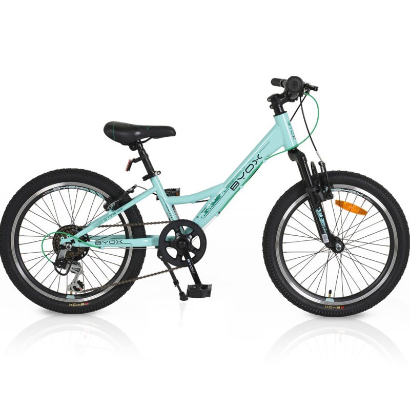 Детски велосипед със скорости 20 цола BYOX Princess - Мента