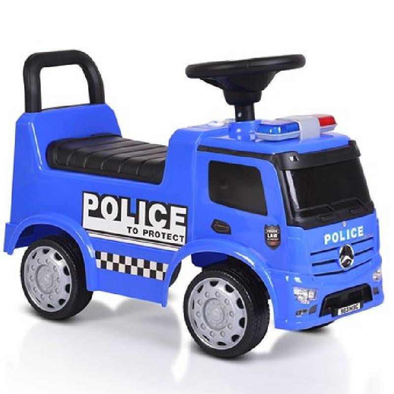 Детска кола за бутане с крака MERCEDES-BENZ ANTOS Police 