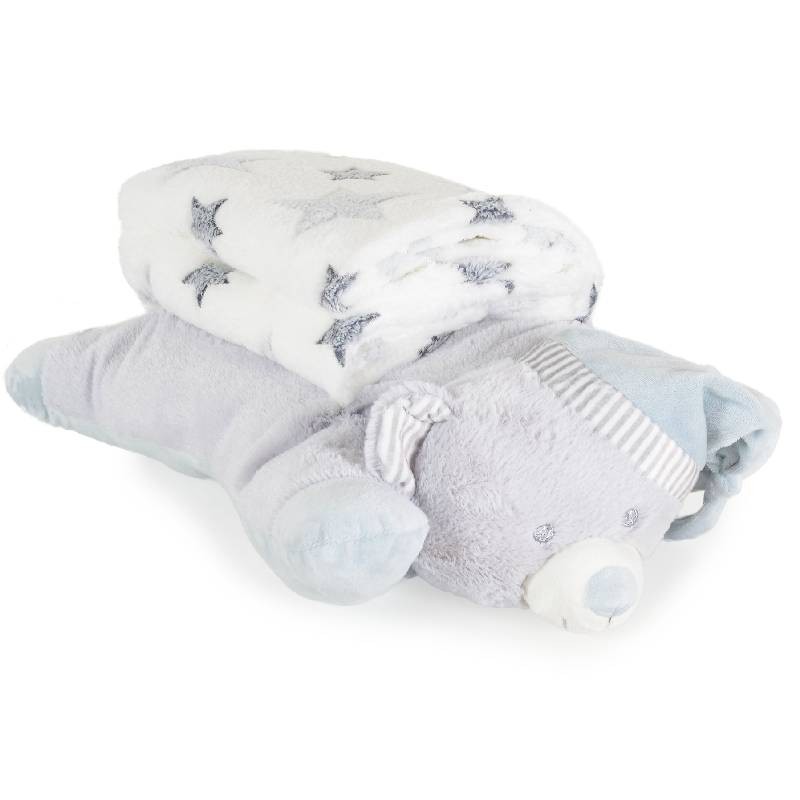 Бебешко одеяло 90/75 cm с възглавница Sleepy Bear