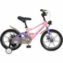 Детски велосипед 16 Byox Nitro V9 Pink магнезиева рамка