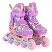 Светещи ролери-кънки BYOX Double 2в1 Flower S (30-33)
