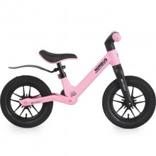 Детски велосипед за баланс BYOX Nimbus Taffy Pink с надуваеми гуми